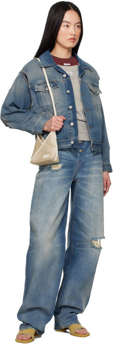 Jakna Maison Margiela MM6 Maison Margiela Faded Denim Jacket Modra | S52AM0319 M30017, 3