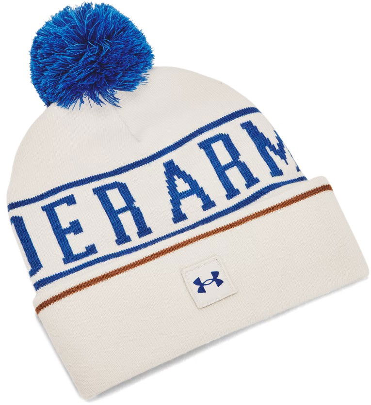 Beanie Under Armour Halftime Pom Beanie Hat Bela | 1386634-110, 0