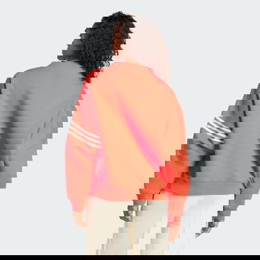 Pulover adidas Performance Oversized Mock Neck Sweatshirt Oranžna | JI8521, 1