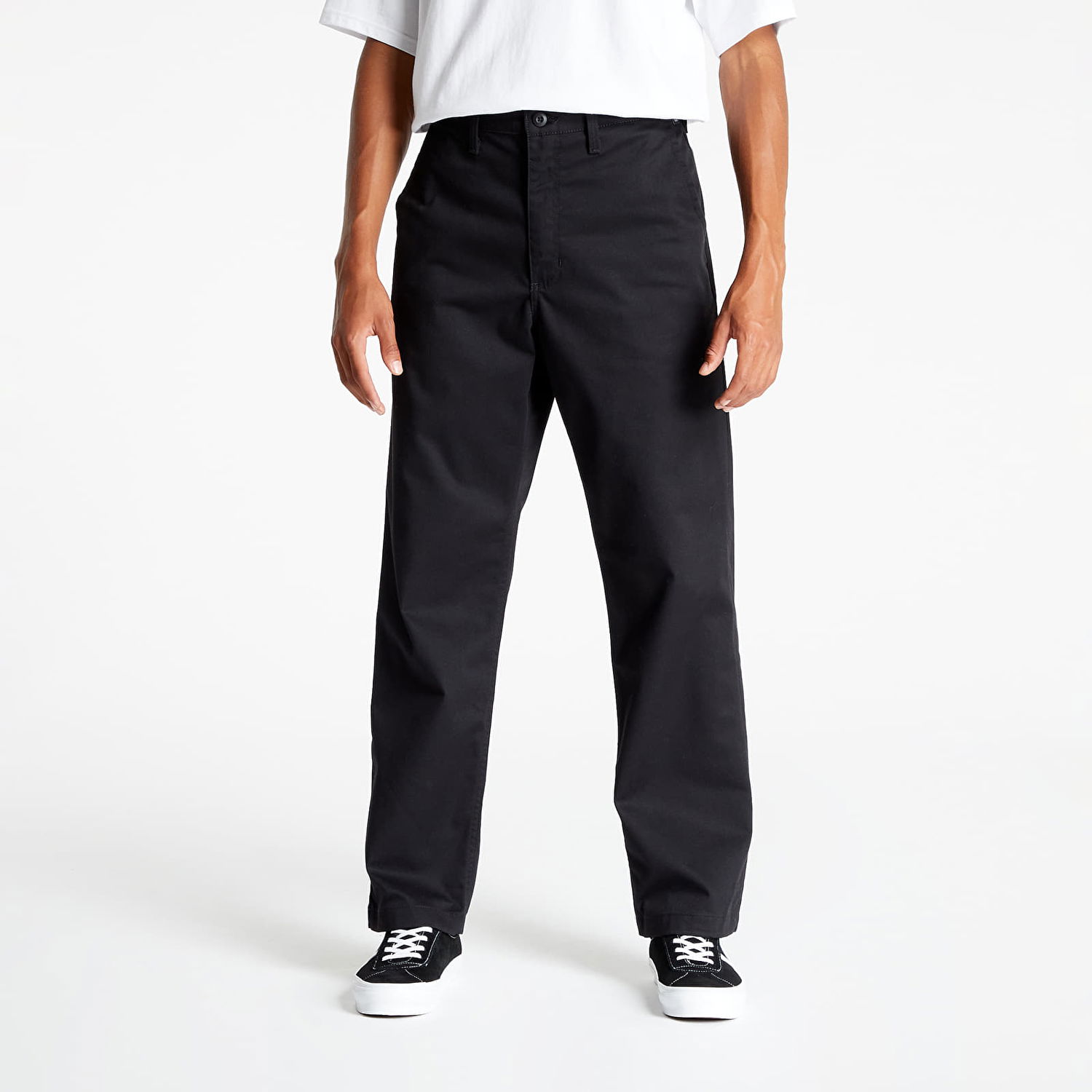 Hlače Vans Authentic Chino Loose Pant Črna | VN0A5FJBBLK1, 0