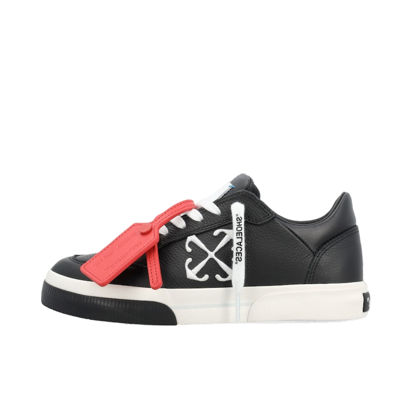 Superge in čevlji Off-White New Low Vulcanized Black White Črna | OMIA293S24LEA0011001