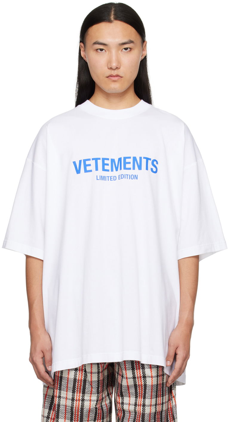 Majica VETEMENTS 'Limited Edition' T-Shirt Bela | UE64TR800W