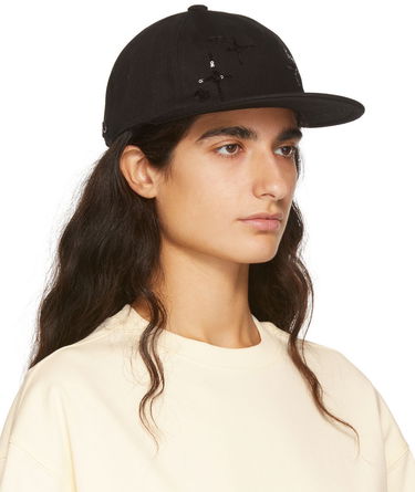 Kapa We11done Sequin Baseball Cap Črna | WD-AH1-22-404-U-BK, 1
