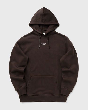 Pulover Drôle de Monsieur Classic Slogan Hoodie Rjava | I-HO161-CO127-DBN, 1