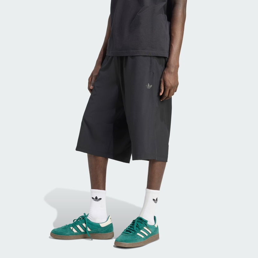 Kratke hlače adidas Performance Firebird Oversized Nylon Shorts Črna | JV9947