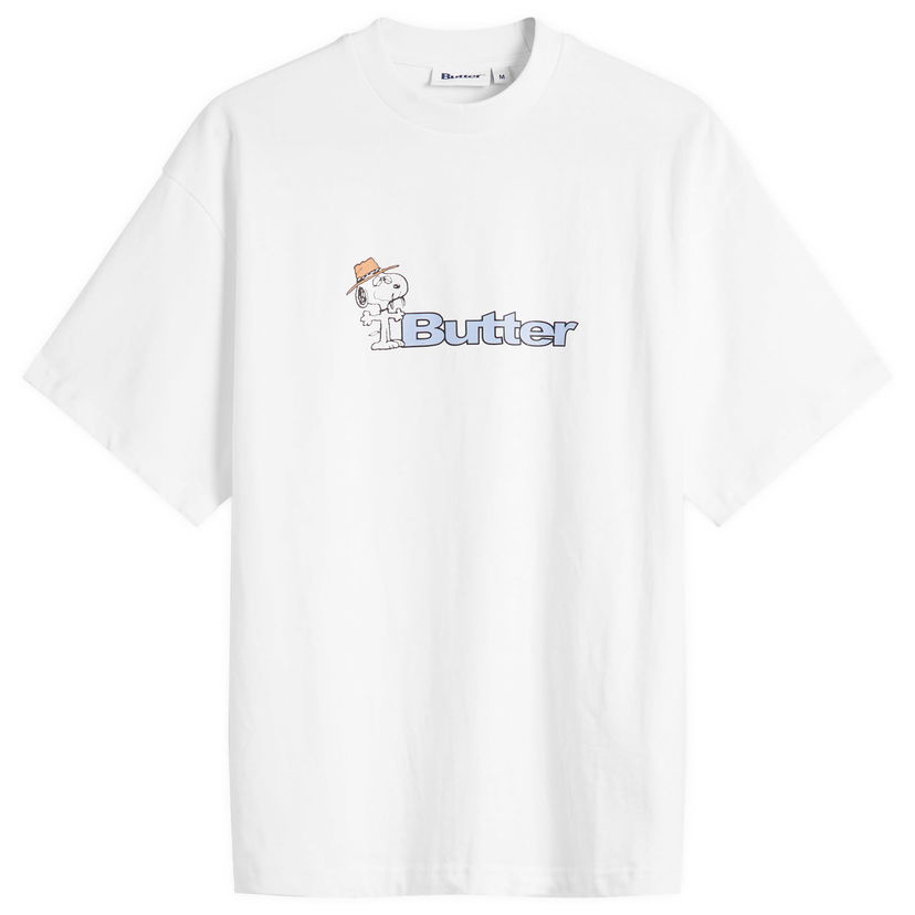 Majica Butter Goods Peanuts Spike Logo Relaxed Fit T-Shirt Bela | BGBP240302-WHT