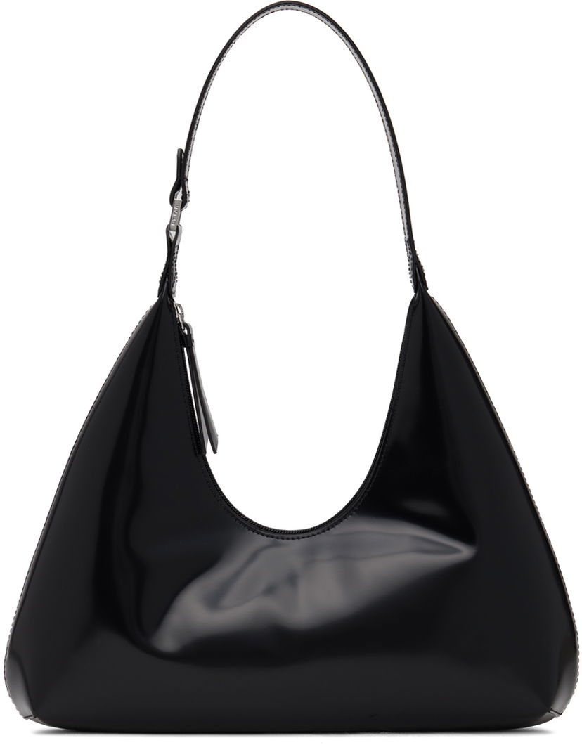 Torba za čez ramo BY FAR Amber Shoulder Bag Črna | 19PFAMRSBLWLAR