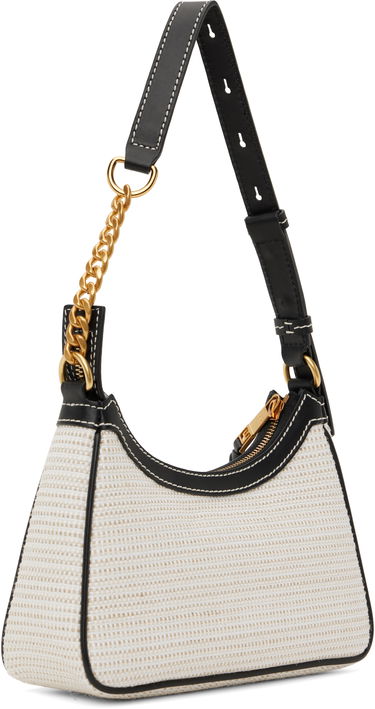 Torba za čez ramo Balmain Balmain B-Army Raffia Shoulder Bag Črna | EN0BT743TRHS, 2