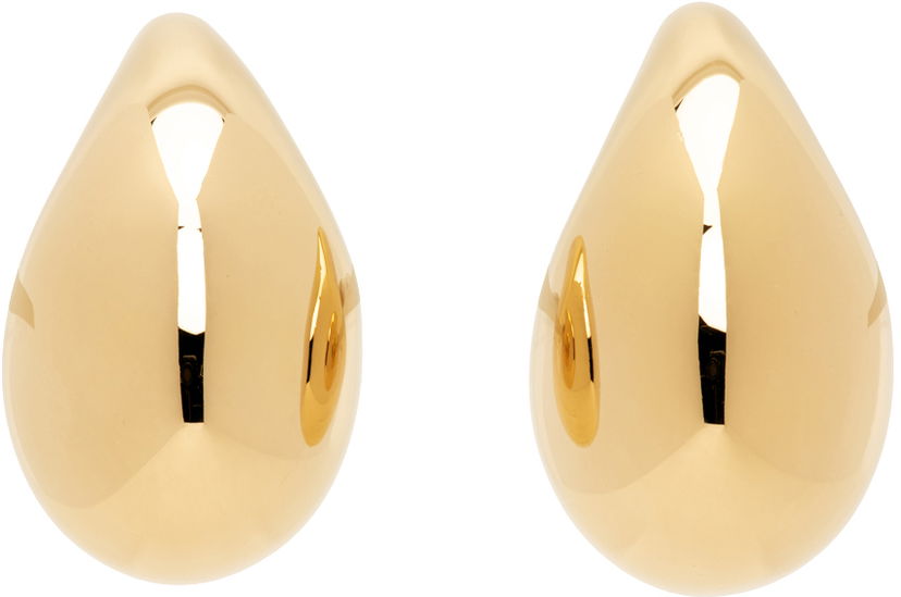 Uhani Bottega Veneta Small Drop Earrings Bež | 716783 VAHU0