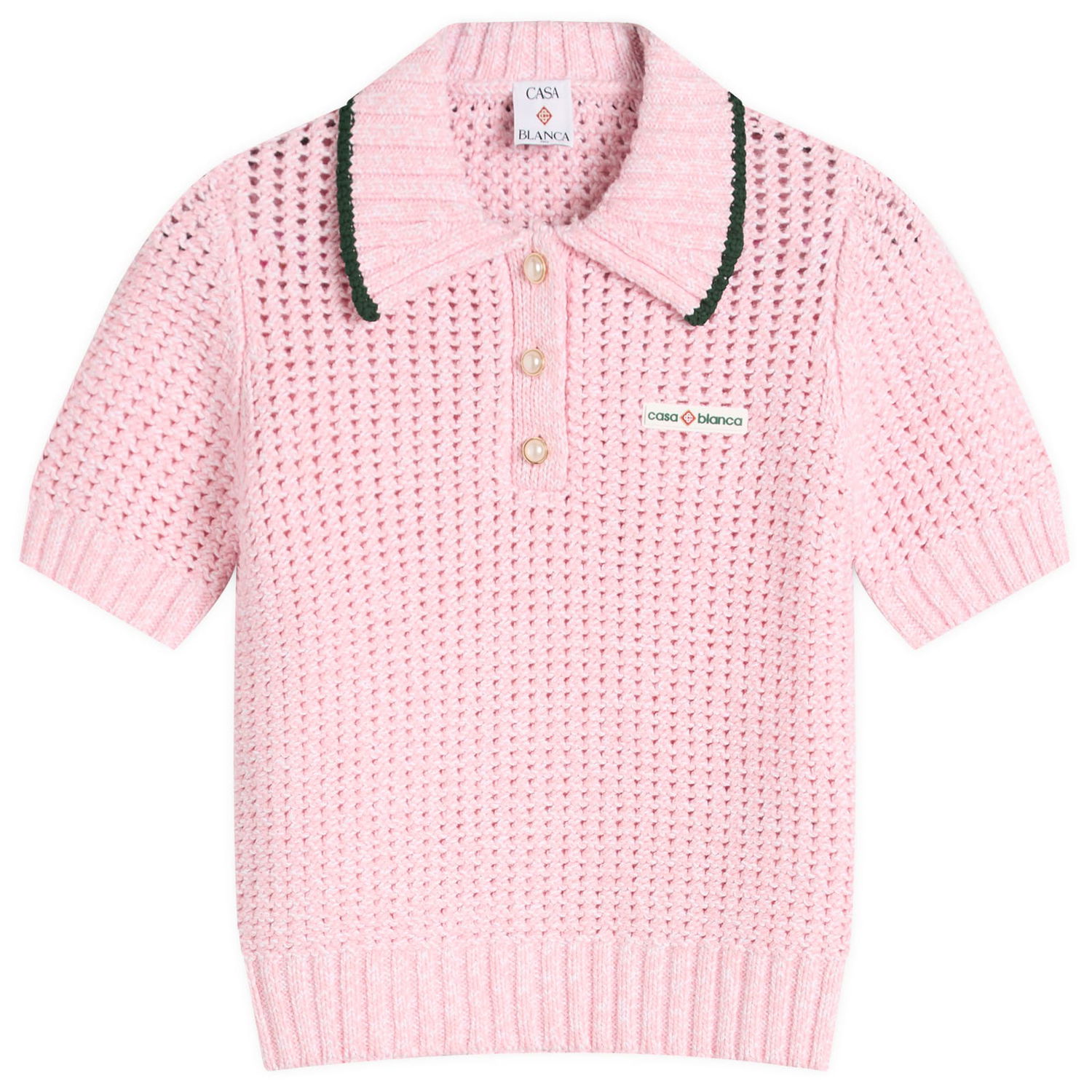 Polo majica Casablanca Women's Casablanca Mouline Polo Shirt Roza | WPF25-KW-1014-02, 1