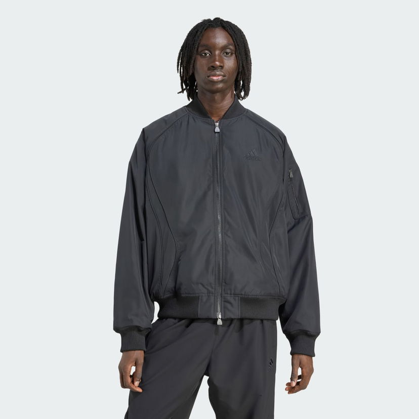 Bomber jakna adidas Performance Teamgeist Padded Bomber Jacket Črna | JW3498