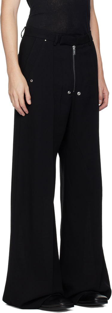 Hlače Rick Owens Concordians Tailored Wide Belas Trousers Črna | RU02E1354 WA, 1