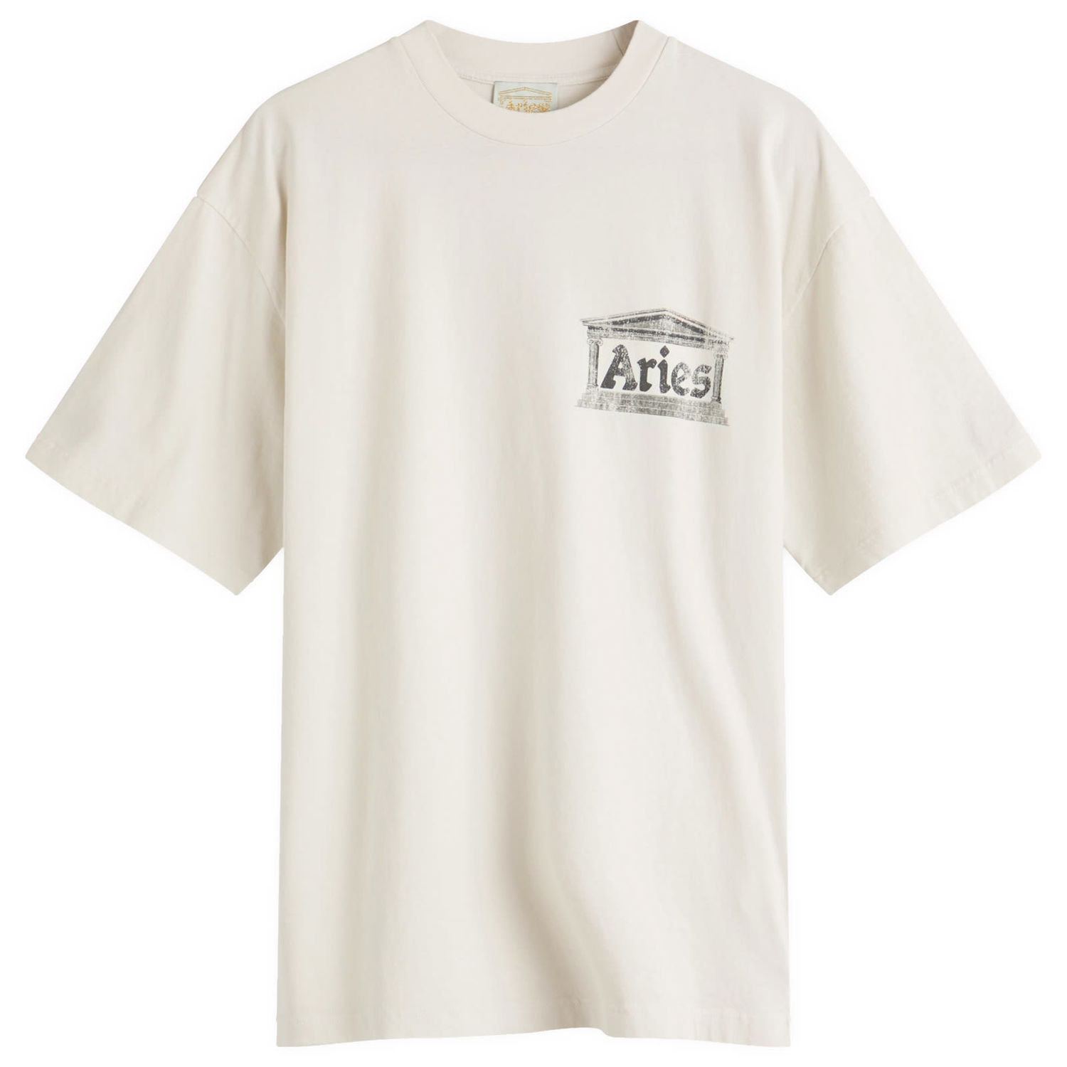 Majica Aries Aged Ancient Temple Graphic Tee, Size Large Bež | AR60031-OWT, 0