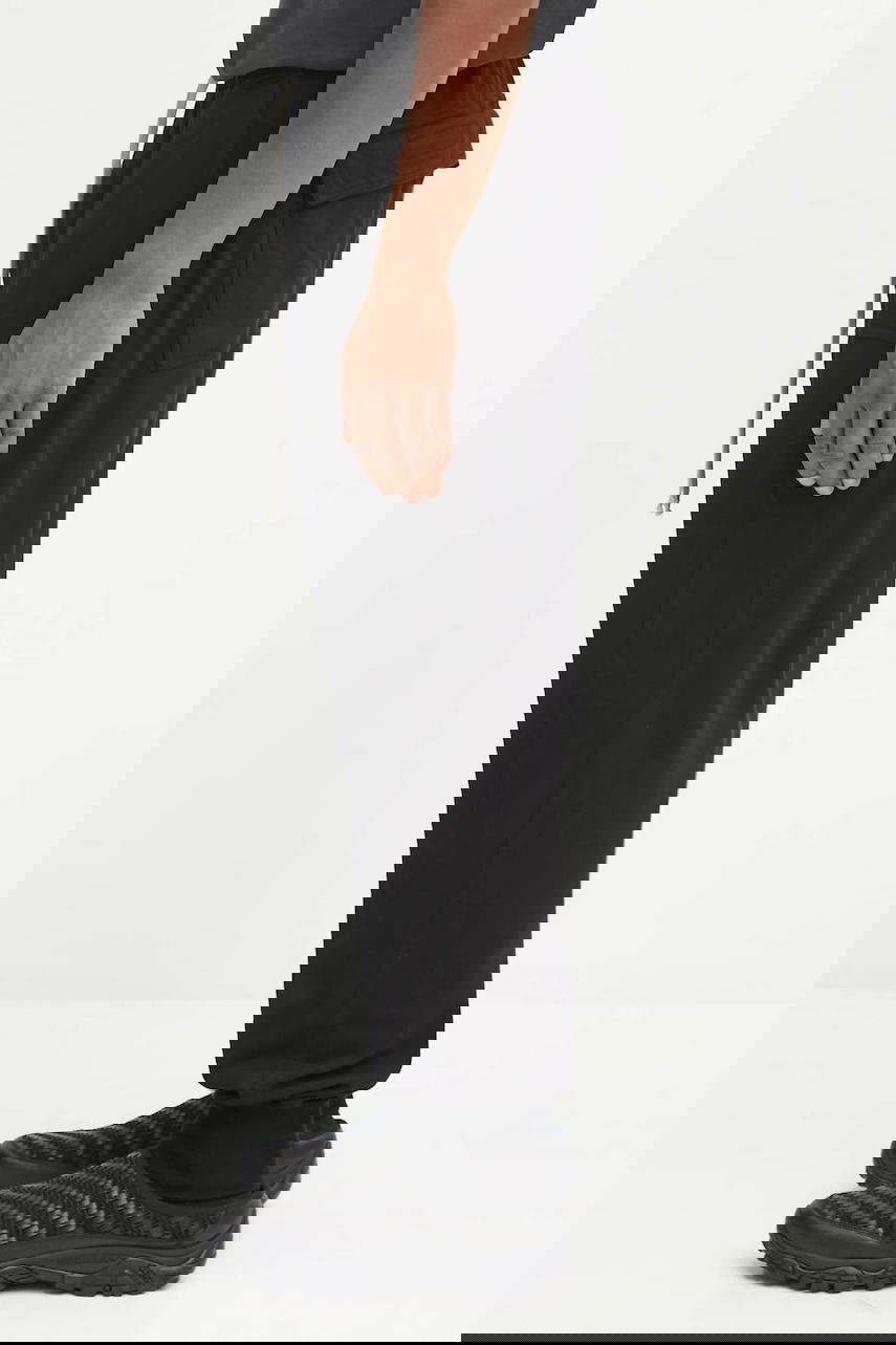 Trenirka Rick Owens Rick Owens DRKSHDW Prisoner Drawstring Sweatpants Črna | DU02E7395.RIG, 1