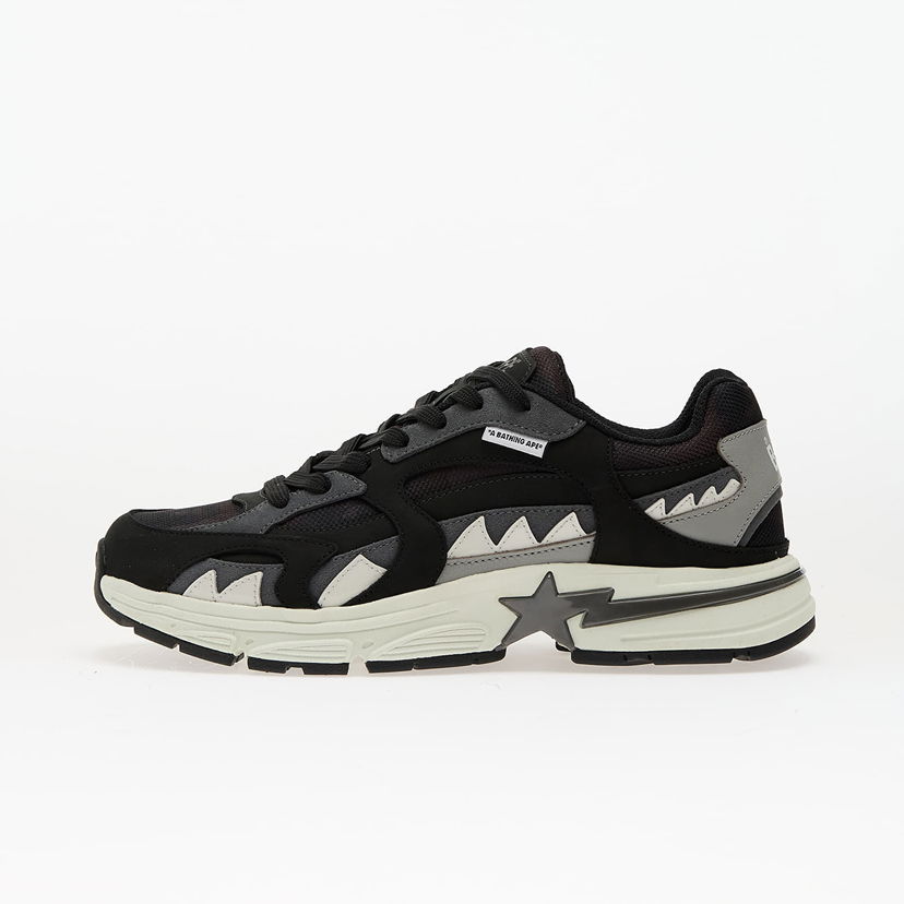 Superge in čevlji BAPE Bathing Ape Shark Sta 1 Črna | 001FWL301319MBLK