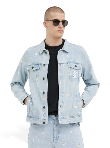 Jakna Karl Kani Denim Jacket Modra | 6087159