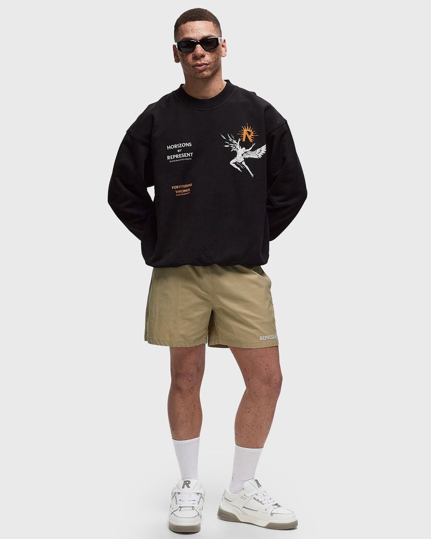 Kratke hlače Represent Clo REPRESENT SHORT Zelena | MLM704-07, 1