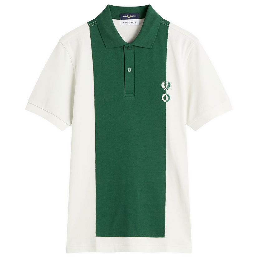 Polo majica Fred Perry Craig Green Vertical Panel Polo Shirt Večbarvna | SM1138-48B