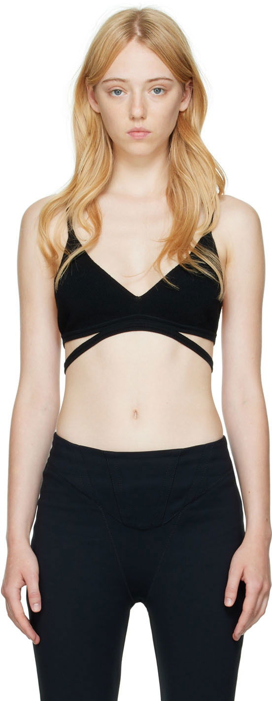 Modrček Dion Lee Dion Lee Cut-Out Bra Črna | A7619P22