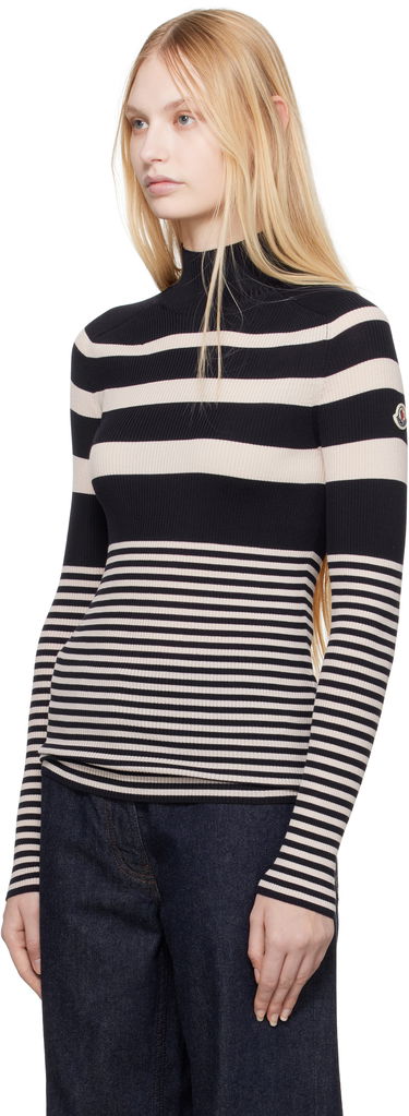 Pleteni pulover Moncler Moncler Striped Wool Turtleneck Večbarvna | K10939F00002M1180, 3