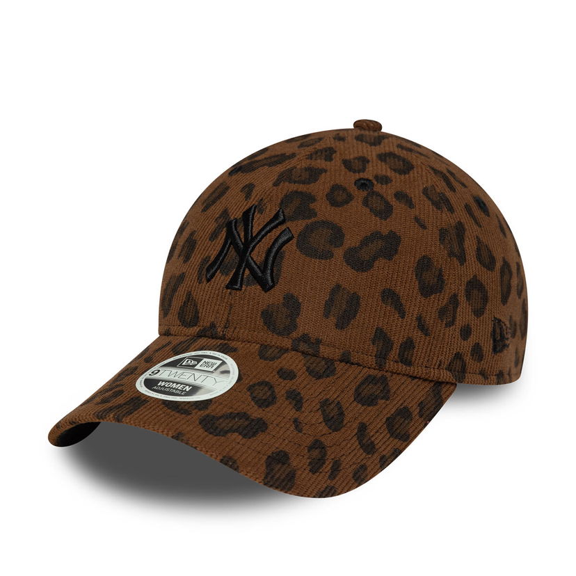 Kapa New Era Leopard Cord 9TWENTY NY Yankees Adjustable Cap Rjava | 60691324