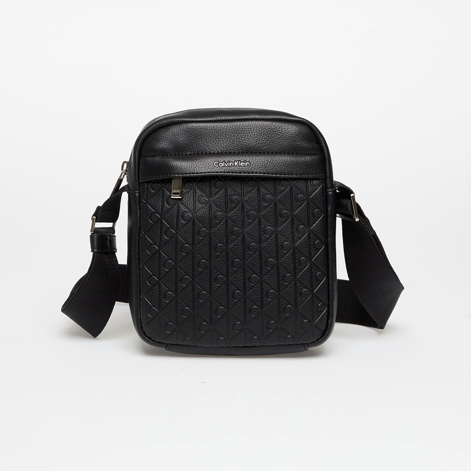Torba za čez ramo CALVIN KLEIN Calvin Klein Emblem Aop Emboss Crossover Bag Črna | LV04D3204G UB1, 0