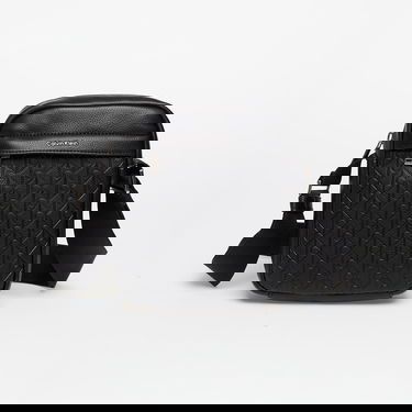 Torba za čez ramo CALVIN KLEIN Calvin Klein Emblem Aop Emboss Crossover Bag Črna | LV04D3204G UB1, 0