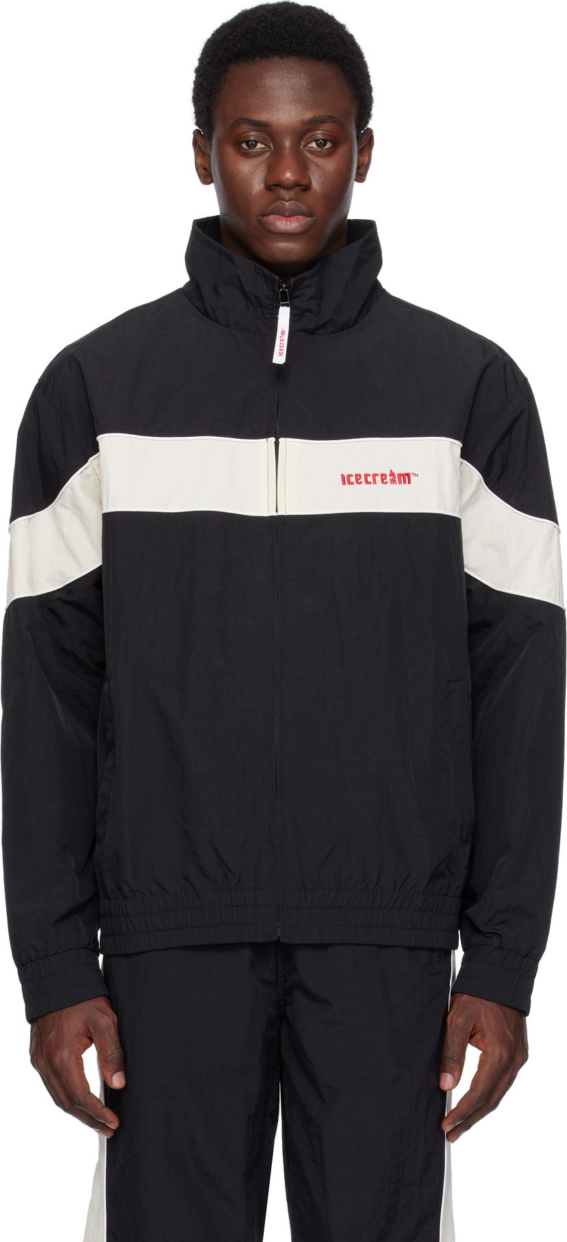 Vetrovka BBC IceCream ICECREAM Nylon Track Jacket Črna | IC24409