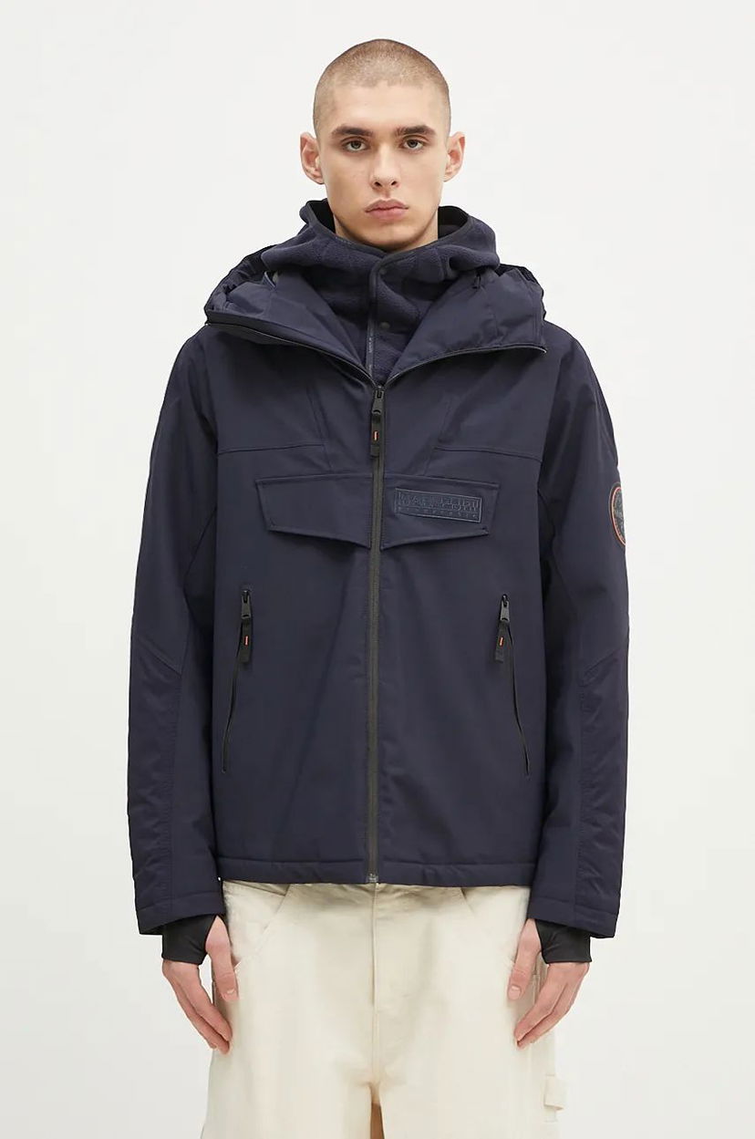 Vetrovka Napapijri Rainforest Tech Op Jacket Modra | NP0A4IAF1761