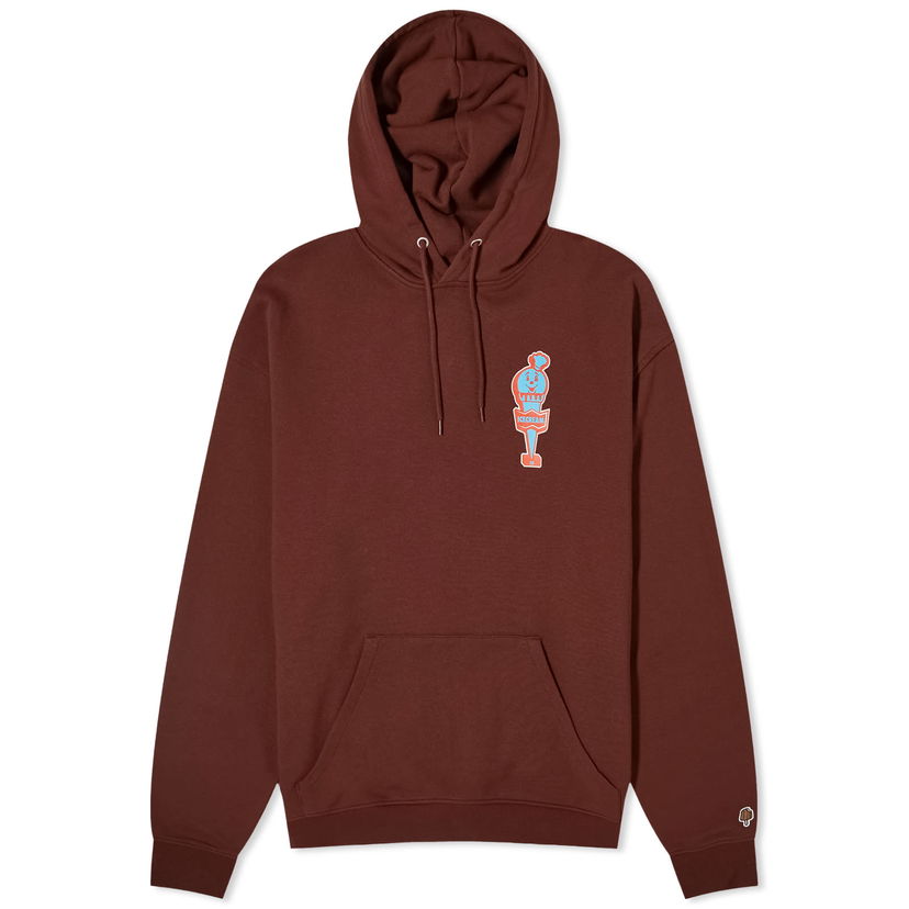 Pulover BBC IceCream ICECREAM We Serve It Best Hoodie Rjava | IC24230-BR