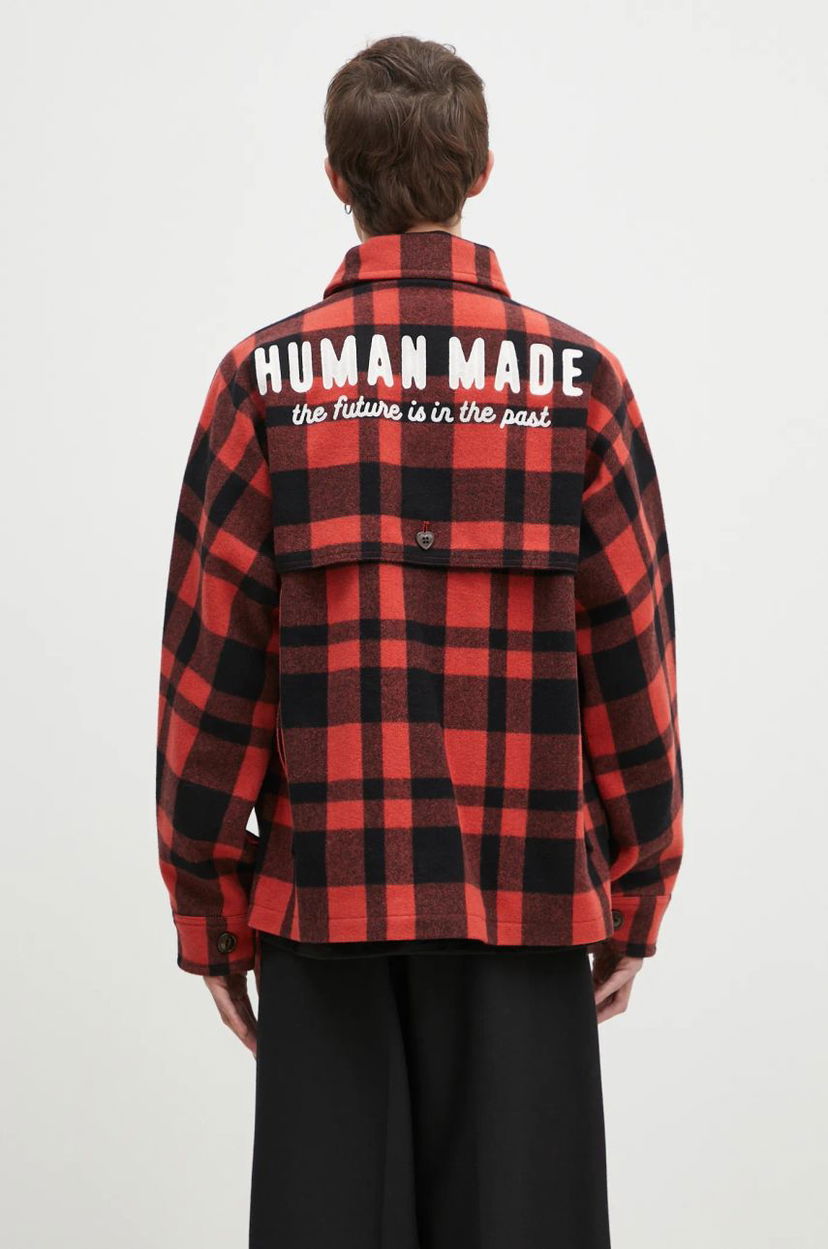 Srajce Human Made Oversize Wool Hunting Jacket Rdeča | HM28JK031