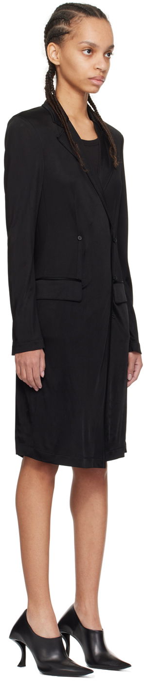 Obleke Helmut Lang Helmut Lang Classic Double-Breasted Coat Črna | O02HW401, 1