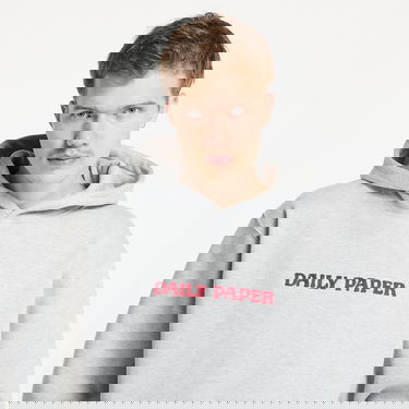 Pulover DAILY PAPER Daily Paper Chain Stitch Oversized Hoodie Siva | 2511136, 1