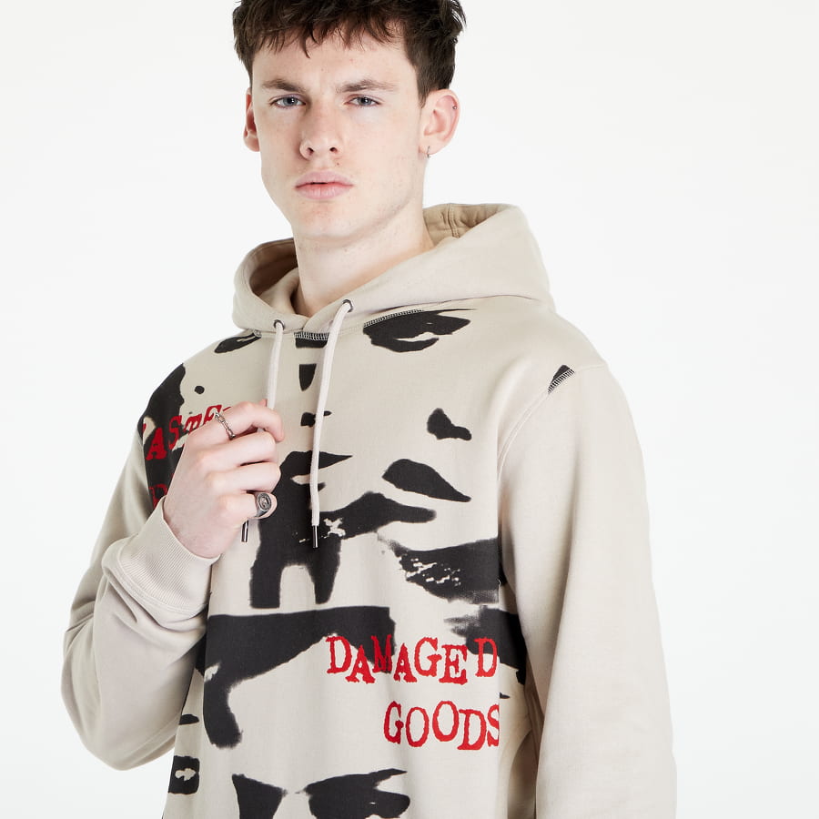 Pulover Wasted Paris Side Pocket Damaged Goods Hoodie Bež | 0399007930, 1