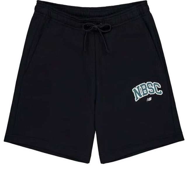 Kratke hlače New Balance Athletics Sports Club Cotton Shorts Črna | AMS42318-BK