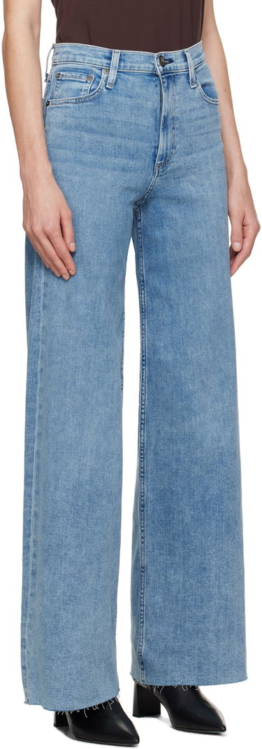 Kavbojke rag & bone Rag & Bone Sofie Wide-Leg Jeans Modra | WDD24S2952CLOT, 1