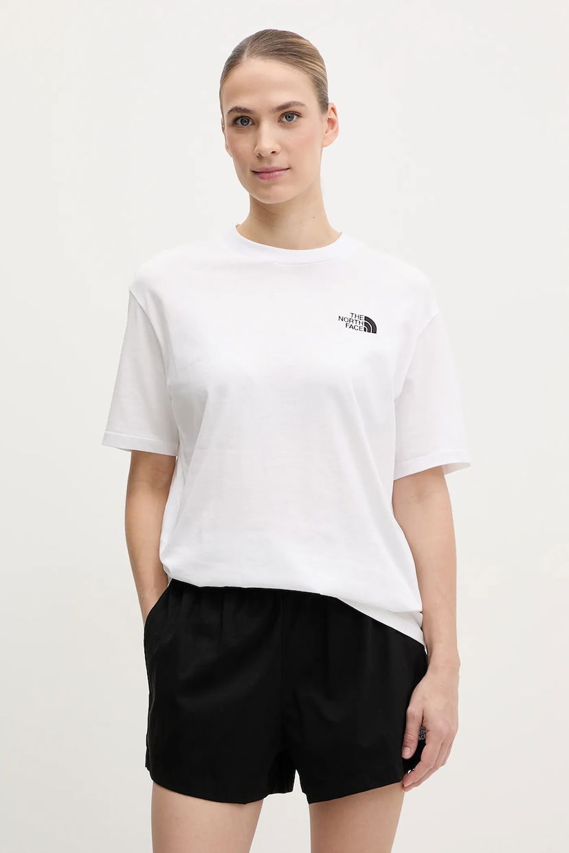 Majica The North Face Essential Cotton Short-Sleeve Crewneck T-Shirt Bela | NF0A87NQFN41