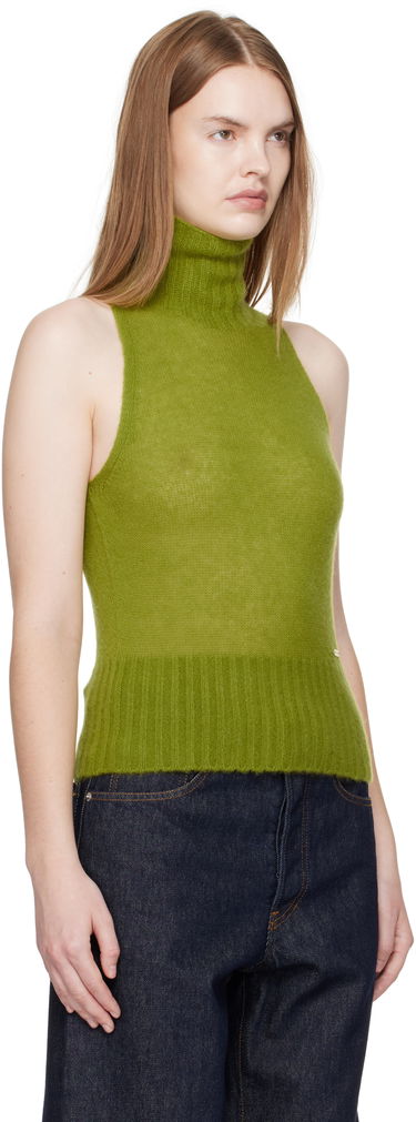 Pleteni pulover Tom Ford TOM FORD Cashmere Silk Sleeveless Turtleneck Zelena | MAK1381-YAX921, 1