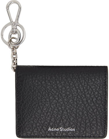 Denarnica Acne Studios Folded Leather Wallet Črna | CG0246-, 0