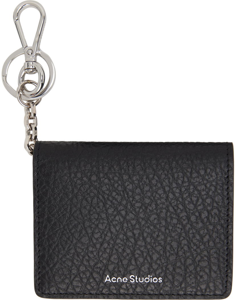 Denarnica Acne Studios Folded Leather Wallet Črna | CG0246-