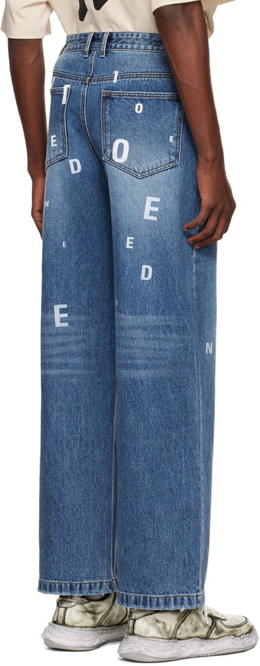 Kavbojke We11done Printed Jeans Modra | WD-DP3-22-386-M-NV, 2