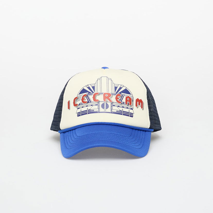Kapa BILLIONAIRE BOYS CLUB Icecream Diner Trucker Cap Večbarvna | IC25464 Ecru/ Blue