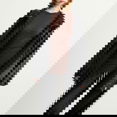 Jakna Rick Owens Rick Owens Zip Front Hooded Leather Jacket Črna | RP02E4745-LBY-09, 2