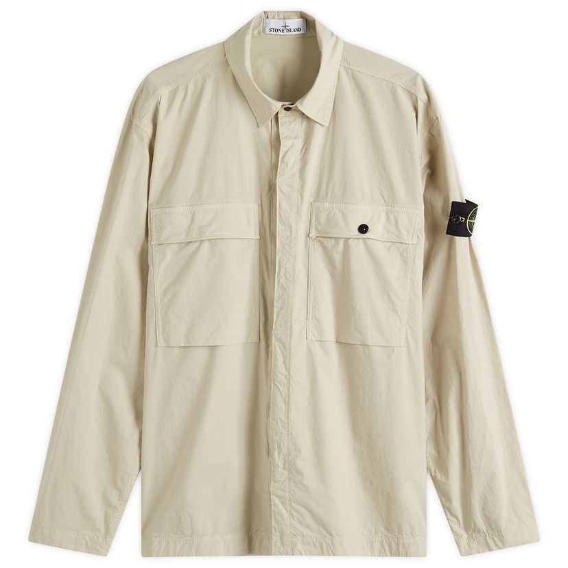 Srajce Stone Island Tela Paracadute Shirt Jacket, Size Large Bež | K1S151200015-V0095