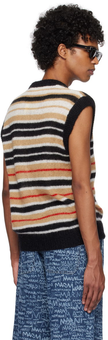 Pleteni pulover Marni Marni Striped Fuzzy Vest Večbarvna | CVMG0136Q0 UFU178, 2