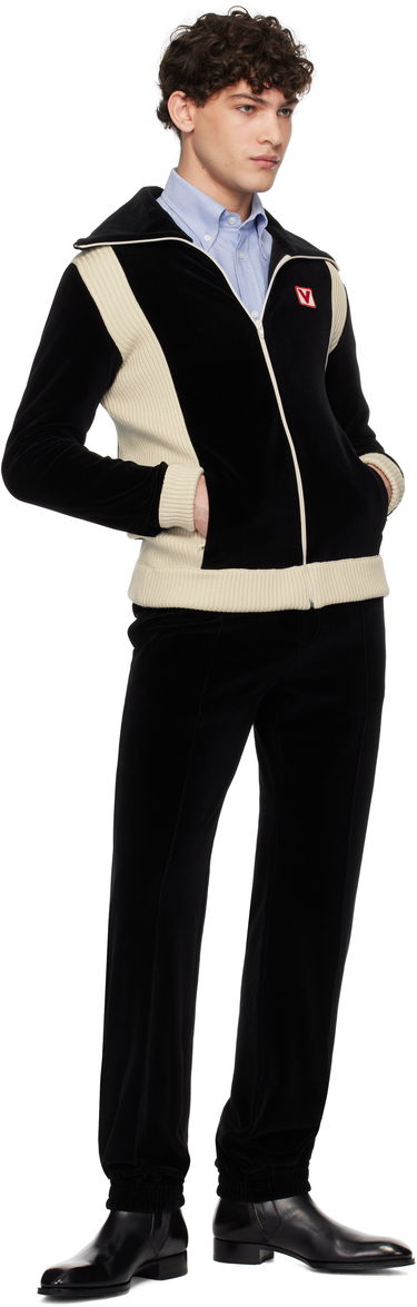Pulover Valentino Turtleneck Jacket Črna | 6V3MF28VARA, 3