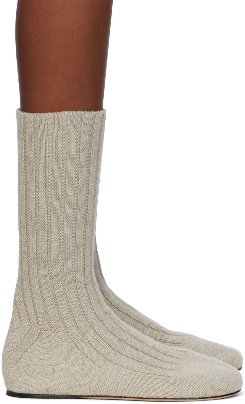 Superge in čevlji Bottega Veneta Domenica Boots Siva | 776571 V3UZ0