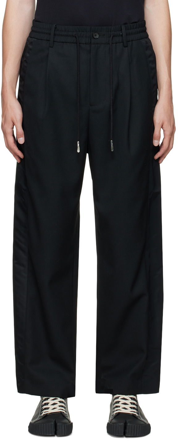 Hlače Feng Chen Wang Feng Chen Wang Paneled Trousers Črna | FMF14TR02, 0