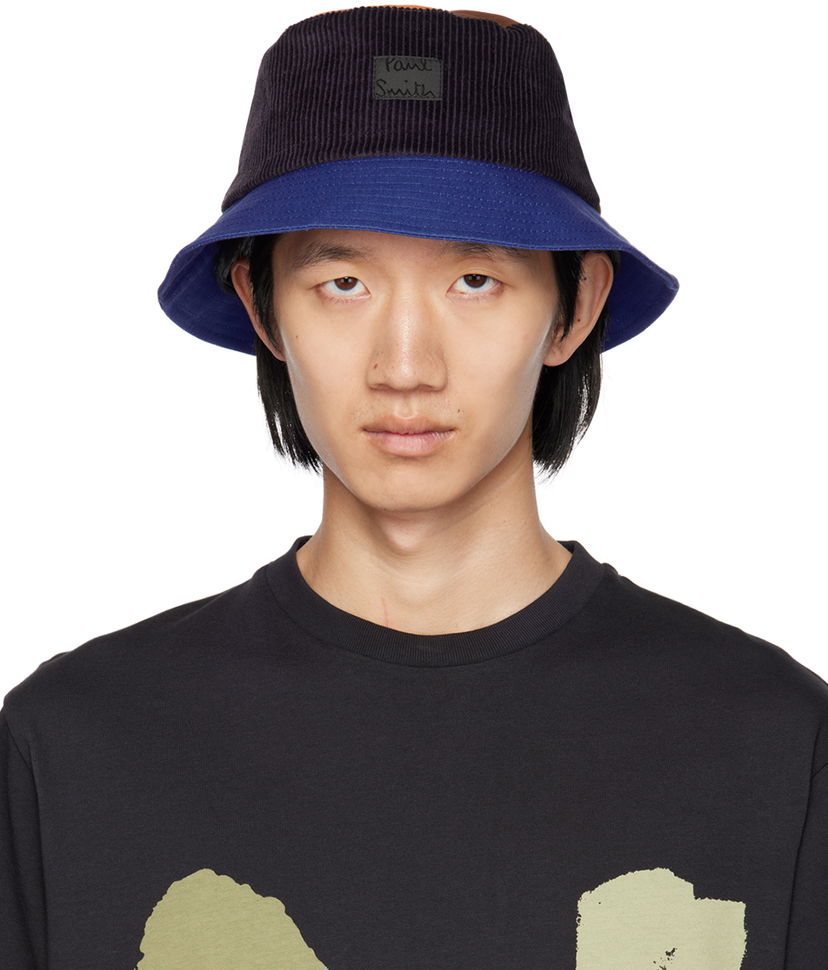Klobuk Paul Smith Paul Smith Color Block Corduroy Bucket Hat Modra | M1A-921DT-M442