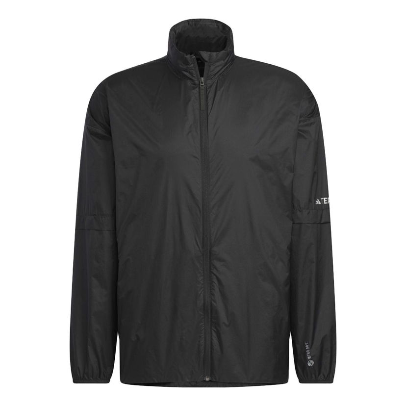 Vetrovka adidas Performance Terrex Men's Black Windbreaker Jacket Črna | HY4703